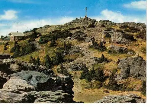 Ansichtskarte Großer Arbergipfel 1457 m / Bayer. Wald - gelaufen 1976