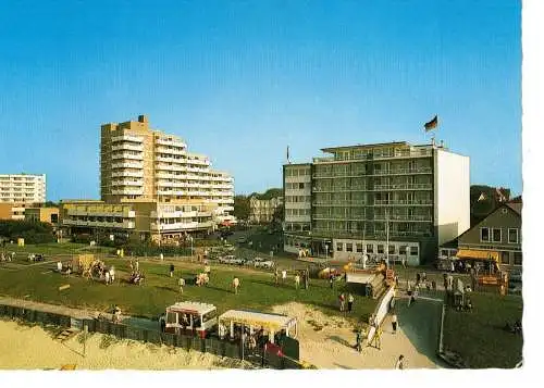 Ansichtskarte Nordseeheilbad Cuxhaven-Duhnen - An der Duhner Strandstraße - nicht gelaufen