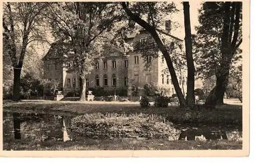 Ansichtskarte Cottbus - Schloß Branitz jetzt Heimatmuseum - gelaufen 1959