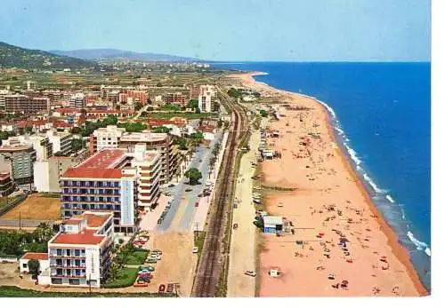Ansichtskarte Costa Dorada - Pineda de Mar - Spanien - gelaufen 