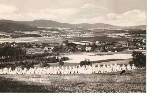 Ansichtskarte Crostau (Kr. Bautzen) - gelaufen 1957