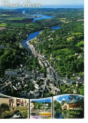 Ansichtskarte Pont-Aven - gelaufen 2015