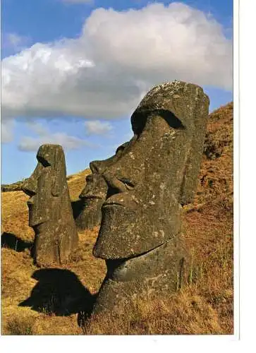 Ansichtskarte Rapa Nui - Osterinsel - gelaufen 2014