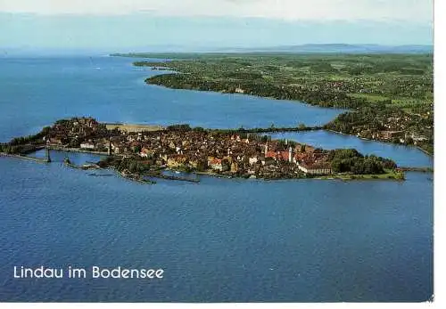 Ansichtskarte Lindau im Bodensee gelaufen