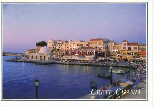 Ansichtskarte Crete Chania - gelaufen