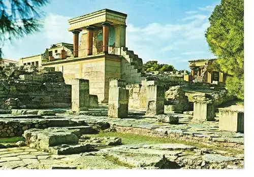 Ansichtskarte Palast von Knossos - Griechenland - nicht gelaufen