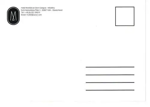 Ansichtskarte Domstadt Köln - Das Kölsche Grundgesetz - nicht gelaufen