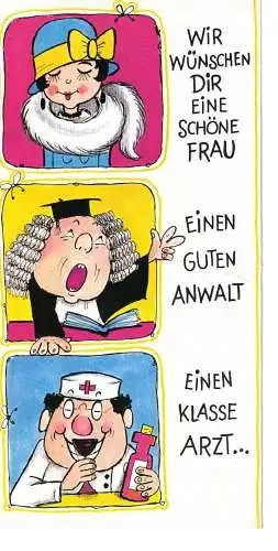 Geburtstagsklappkarte - beschrieben