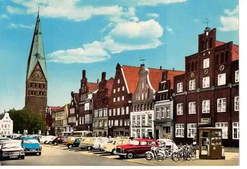 Ansichtskarte Sol- u. Moorbad Lüneburg - Am Sande - nicht gelaufen