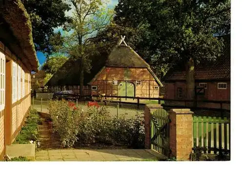 Ansichtskarte Bauernhaus in der Lüneburger Heide - nicht gelaufen