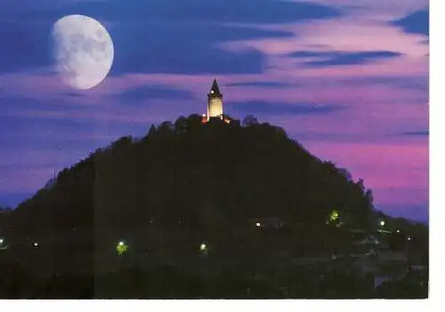 Ansichtskarte Kahla / Thüringen - Die Leuchtenburg über dem Saaletal - nicht gelaufen  