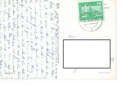 Ansichtskarte Tabarz - Thüringer Wald - gelaufen 1975