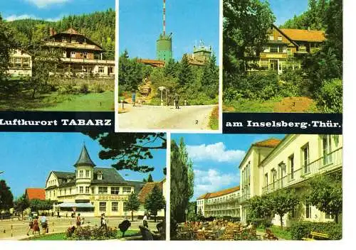 Ansichtskarte Luftkurort Tabarz am Inselsberg - Thüringen - gelaufen 1972