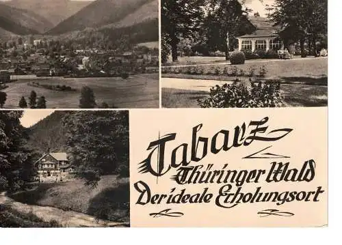 Ansichtskarte Luftkurort Tabarz - Thüringen - gelaufen
