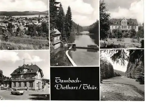 Ansichtskarte Tambach-Dietharz / Thür. Wald - nicht gelaufen
