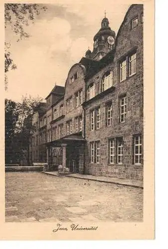 Ansichtskarte Jena - Universität - nicht gelaufen