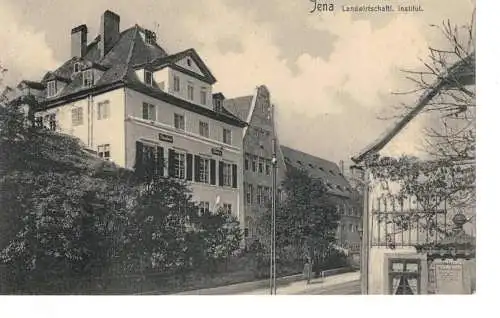 Ansichtskarte Jena - Landwirtschaftl. Institut - nicht gelaufen ca. 1907