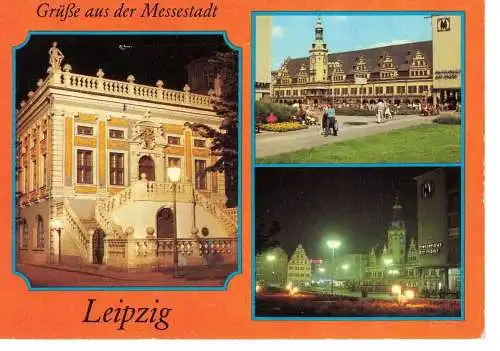 Ansichtskarte Messestadt Leipzig - gelaufen 1983