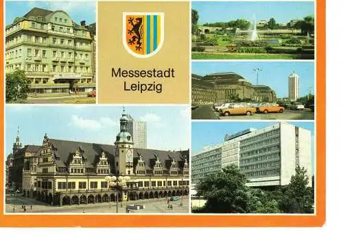 Ansichtskarte Messestadt Leipzig - nicht gelaufen