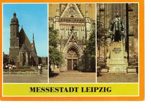 Ansichtskarte Messestadt Leipzig - gelaufen ca. 1984