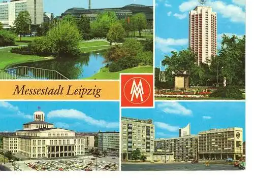 Ansichtskarte Messestadt Leipzig - nicht gelaufen