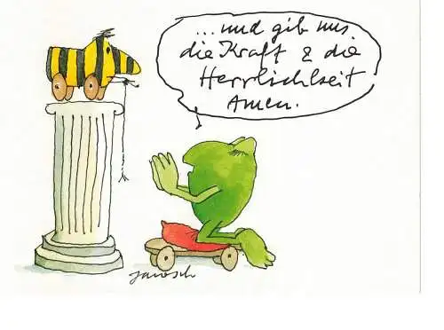 Ansichtskarte - Janosch Tigerente - nicht gelaufen