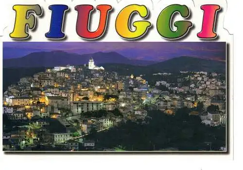 Ansichtskarte Fiuggi Panorama - nicht gelaufen