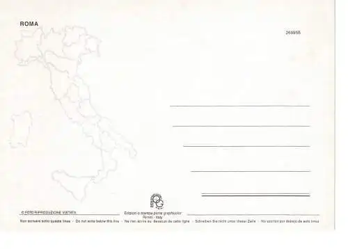 Ansichtskarte Roma - nicht gelaufen