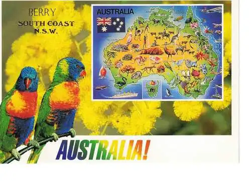Ansichtskarte Australia! - Berry South Coast N.S.W. - nicht gelaufen