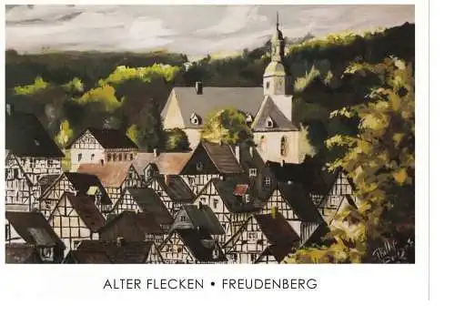 Ansichtskarte Freudenberg - Alter Flecken - nicht gelaufen