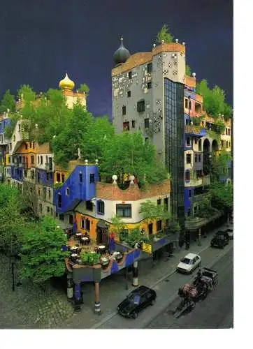 Ansichtskarte Wien - HundertwasserHaus Wien - nicht gelaufen