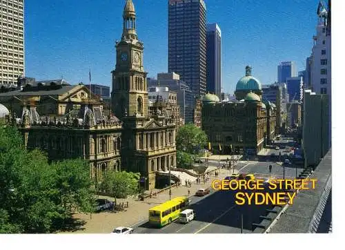Ansichtskarte George Street Sydney - nicht gelaufen
