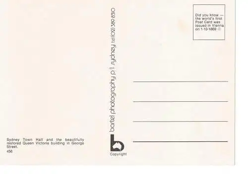 Ansichtskarte George Street Sydney - nicht gelaufen