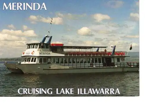 Ansichtskarte Merinda - Cruising Lake Illawarra - nicht gelaufen