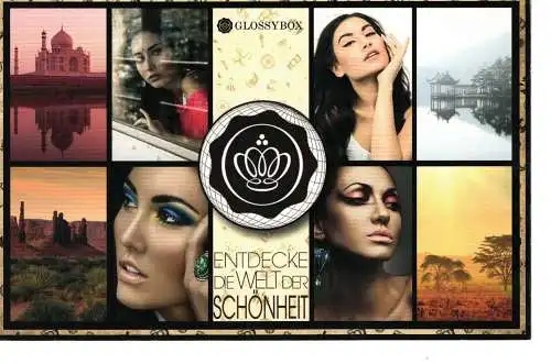 Ansichtskarte - Glossybox - Entdecke die Welt der Schönheit - nicht gelaufen