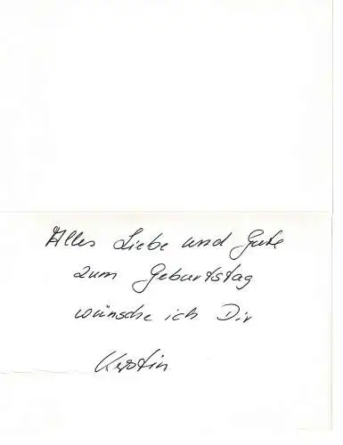 Ansichtsklappkarte Blumen - beschrieben