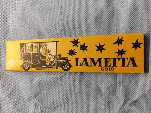 Lametta Gold - VEB Thüringer Glasschmuck Lauscha - Original DDR