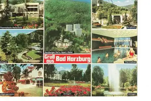 Ansichtskarte Bad Harzburg - gelaufen 1984