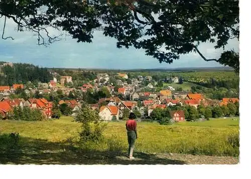 Ansichtskarte Braunlage (Oberharz) - Teilansicht - gelaufen 1977