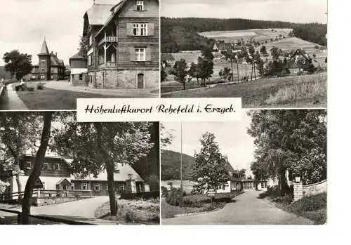 Ansichtskarte Höhenluftkurort Rehefeld im Erzgebirge - gelaufen 1978