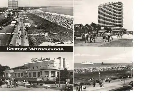 Ansichtskarte Rostock - Warnemünde - gelaufen 1977