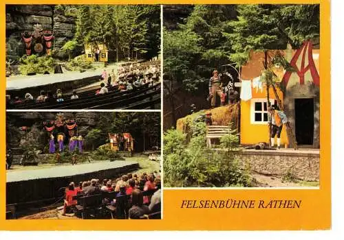 Ansichtskarte Felsenbühne Rathen - nicht gelaufen