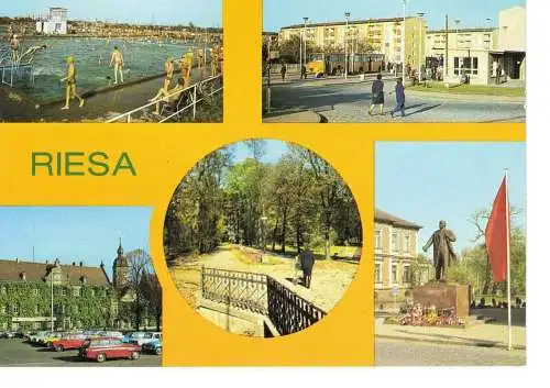 Ansichtskarte Riesa - nicht gelaufen