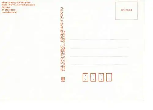 Ansichtskarte Riesa - nicht gelaufen