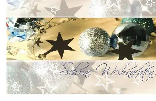 Weihnachtsklappkarte - Schöne Weihnachten - beschrieben