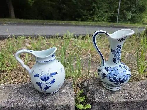 Paar - 2 Vintage Delft Holland Keramik
