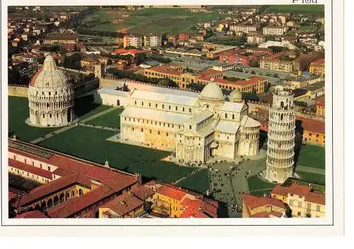 Ansichtskarte Pisa - Luftaussicht - nicht gelaufen