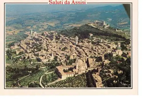Ansichtskarte Assisi - Luftaussicht - nicht gelaufen