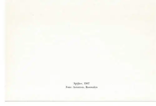 Klappkarte - Spijker 1907 - unbeschrieben