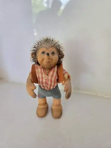 Steiff Macki Igel Puppe mit Anhänger ca. 1960er Jahre